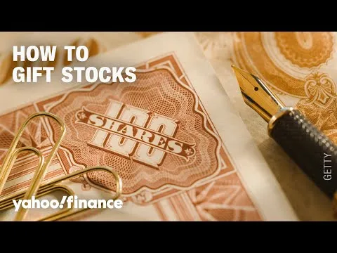 Gifting stocks: Tips to help you navigate the process and what you should know about taxes
